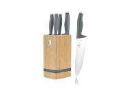Berlinger Haus Σετ μαχαίρια κουζίνας 6 Tεμαχίων με Βάση Μπαμπού, Aspen Collection BH-2969