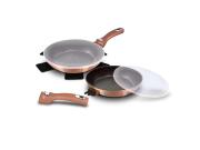 Berlinger Haus Σετ Τηγανια 4 τεμ με Αποσπώμενη Λαβή, Metallic Line Rose Gold BH-7742