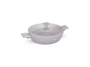 Berlinger Haus Αντικολλητική Ρηχή Κατσαρόλα 30cm με Γυάλινο Καπάκι,  Taupe Collection BH-8099