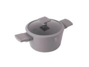 Berlinger Haus Κατσαρόλα 20cm με Τριπλή Αντικολλητική Επίστρωση TitanPro, Taupe Collection BH-8100