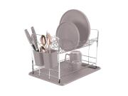 Berlinger Haus Διπλή Πιατοθήκη Στεγνωτήριο με Δίσκο Αποστράγγισης, Taupe Collection BH-8596