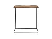 Έπιπλο Εισόδου Κονσόλα από Ξύλο Ακακίας και Μέταλλο, 80x82x30 cm