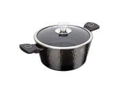 Berlinger Haus Κατσαρόλα με Γυάλινο Καπάκι 28 cm σε Μαύρο Χρώμα, Primal Gloss Collection BH-6573
