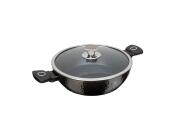 Berlinger Haus Αντικολλητική Ρηχή Κατσαρόλα 28 cm με Γυάλινο Καπάκι, Primal Gloss Collection BH-6577