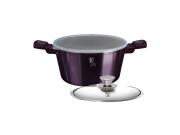 Berlinger Haus Κατσαρόλα με Καπάκι 24cm από Αλουμίνιο, Purple Eclipse Collection BH-6629