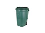 Επαγγελματικς κάδος Απορριμμάτων με 2 Ρόδες Χωρητικότητας 110lt Σε Πράσινο Χρώμα