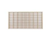 Ξύλινη Ραφιέρα για Αυτοκινητάκια με 80 Θέσεις Σε Μπεζ Χρώμα, 78.5x40x4.5 cm