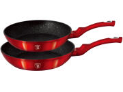 Berlinger Haus Σετ τηγανιών 2 τεμ. σε μπορντό χρώμα, Metallic Line Burgundy Edition BH-1612NF