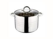 Blaumann Κατσαρόλα με Καπάκι 28 cm από Ανοξείδωτο Ατσάλι, Gourmet Line  BL-1012A