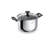 Blaumann Κατσαρόλα με Καπάκι 16 cm από Ανοξείδωτο Ατσάλι, Gourmet Line BL-3854