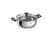 Blaumann Ρηχή Κατσαρόλα με Καπάκι 28 cm από Ανοξείδωτο Ατσάλι 5.3lt, Gourmet Line BL-3859