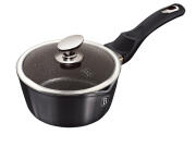 Berlinger Haus Κατσαρολάκι 16 cm με καπάκι σε σκούρο γκρι, Metallic Line Carbon Pro Edition BH-6907