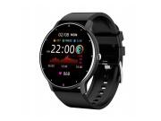 Smartwatch Έξυπνο Ρολόι με οθόνη  1.2 και Bluetooth Συμβατό με Android και iPhone, σε Μαύρο Χρώμα
