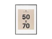 Κορνίζα Τοίχου για Φωτογραφίες με Ξύλινο Πλαίσιο σε Μαύρο Χρώμα, 50x70 cm