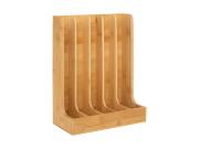 Διοργανωτής Ξύλινη Βάση για Κάψουλες Espresso από Μπαμπού, με 5 Σειρές Υποδοχών για 70 Κάψουλες