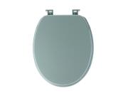 Καπάκι Λεκάνης από MDF με Πλαστικούς Μεντεσέδες σε Πράσινο Χρώμα, 37.5x46 cm