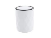 Πλαστικός Κάδος με Αποσπώμενο Καπάκι Χωρητικότητας 6lt σε Λευκό Χρώμα, 19x24.5 cm