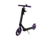 Παιδικό Πτυσσόμενο Πατίνι με Ρόδες 20cm με Ρυθμιζόμενο Τιμόνι, Φρένο σε Μωβ Χρώμα, 97x37x105