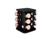 Berlinger Haus Σετ Θήκη Μπαχαρικών 13 τεμ, με Περιστρεφόμενη Βάση, Black Rose Collecttion BH-8559