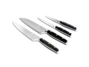 Berlinger Haus Σετ 4 Τεμ  από Ανοξείδωτο Ατσάλι 3cr13, Matte Black Collection BH-3135