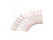 Berlinger Haus Σετ Μαχαιροπίρουνα Μπριζόλας 12 Τεμ. με Φινίρισμα Καθρέφτη, Rose Gold BH-3088