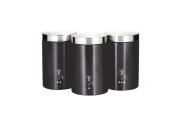 Berlinger Haus Σετ Μεταλλικά Βάζα 3 τεμ για Καφέ, Ζάχαρη, Τσάι, Carbon Pro Collection BH-6718