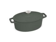 Berlinger Haus Οβάλ Γάστρα 30cm από Μαντέμι με Εμαγιέ Επίστρωση, Matt Green Collection BH-6545