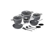 Berlinger Haus Σετ Αντικολλητικά  Μαγειρικά Σκεύη 15 Τεμ από Αλουμίνιο, Aspen Collection BH-8245