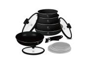 Berlinger Haus Σετ Μαγειρικά Σκεύη 12 τμχ Αντικολλητικά με Πάτο Induction, Monaco Collection BH-8249