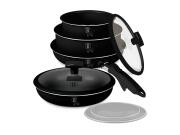 Berlinger Haus Σετ Αντικολλητικά Μαγειρικά Σκεύη 9 Τεμ από Αλουμίνιο, Monaco Collection BH-8258