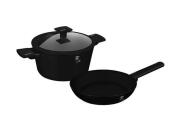 Berlinger Haus Σετ Αντικολλητικά Μαγειρικά Σκεύη 3 Τεμ από Αλουμίνιο, Monaco Collection  BH-8282