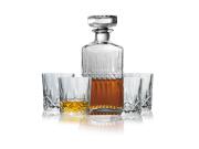Berlinger Haus Σετ Κρυστάλλινη  Καράφα Σερβιρίσματος με Καπάκι για Whisky με 4 Ποτήρια, BH-8657