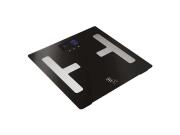 Berlinger Haus Γυάλινη Ψηφιακή Ζυγαριά Μπάνιου έως 180kg 30x30cm, Matte Black Collection BH-9734
