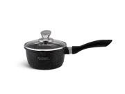 Edenberg Κατσαρολάκι 20cm με Κεραμική Μαρμάρινη Επίστρωση και Γυάλινο Καπάκι, EB-8162