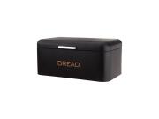 Cheffinger Μεταλλική Ψωμιέρα από Ανοξείδωτο Ατσάλι, σε Μαύρο Χρώμα, 34x18x20 cm, CF-BB34