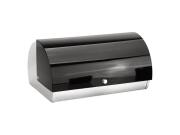 Cheffinger Μεταλλική Ψωμιέρα από Ανοξείδωτο Ατσάλι σε Μαύρο Χρώμα, 38.5x28x18.5 cm, CF-BB38B