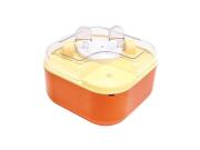 Ηλεκτρική Συσκευή για Dumplings με USB Φόρτιση 200W, από Ανοξείδωτο Ατσάλι, 15.5x14x10.5cm Πορτοκαλί