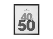 Κρεμαστή Κορνίζα Τοίχου, με Πλαστικό Μαύρο Πλαίσιο και Γυάλινη Επιφάνεια, 40x50 cm