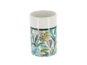 Ποτηροθήκη Μπάνιου από Δολομίτη με Σχέδιο Jardin dʼHiver, 7.4x11 cm