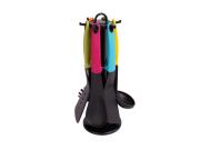 Cheffinger Σετ Εργαλεία Κουζίνας Αντιβακτηριδιακά 7 Τεμ με Περιστρεφόμενη Βάση, CF-UT01