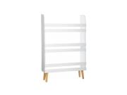 Παιδική Βιβλιοθήκη με 3 Ράφια για Παιχνίδια και Βιβλία, από MDF σε Λευκό Χρώμα, 50x15x95 cm