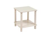 Ξύλινο Έπιπλο Κομοδίνο από MDF,  με 2 Ράφια, 40x40x44 cm