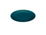 Στρογγυλό Επίπεδο Κεραμικό Πιάτο Φρούτου σε Πετρόλ χρώμα, Διαμέτρου 20 cm