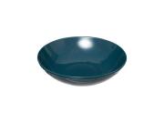 Στρογγυλό Βαθύ Κεραμικό Πιάτο σε Πετρόλ Χρώμα, Διαμέτρου 21 cm