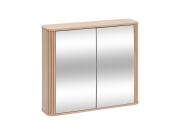 Έπιπλο Μπάνιου Ντουλάπι Τοίχου με Διπλό Καθρέπτη, 80x20x70 cm