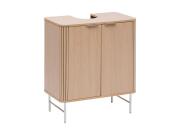 Έπιπλο Μπάνιου Ντουλάπι Αποθήκευσης με Ράφι για τον Νιπτήρα, 70x40x80 cm