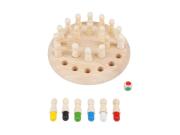 Ξύλινο Εκπαιδευτικό Παιχνίδι Σκάκι Μνήμης με 26 Τεμάχια για Παιδιά Ηλικίας 3+