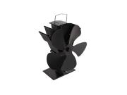 Kaminer Ανεμιστήρας για Τζάκι και Ξυλόσομπα με 5 Έλικες με Λειτουργία χωρίς Ρεύμα, 16.3x9.5x2.2 cm