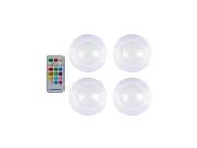 Grundig Σετ Ασύρματα Διακοσμητικά Φωτιστικά Led 4 Τεμαχίων με Τηλεχειριστήριο, 25996