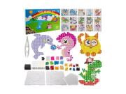 Σετ Παιδική Χειροτεχνία Χάντρες Σιδερώματος 3D με 6500 Χάντρες σε 20 Χρώματα, 28x5x19 cm